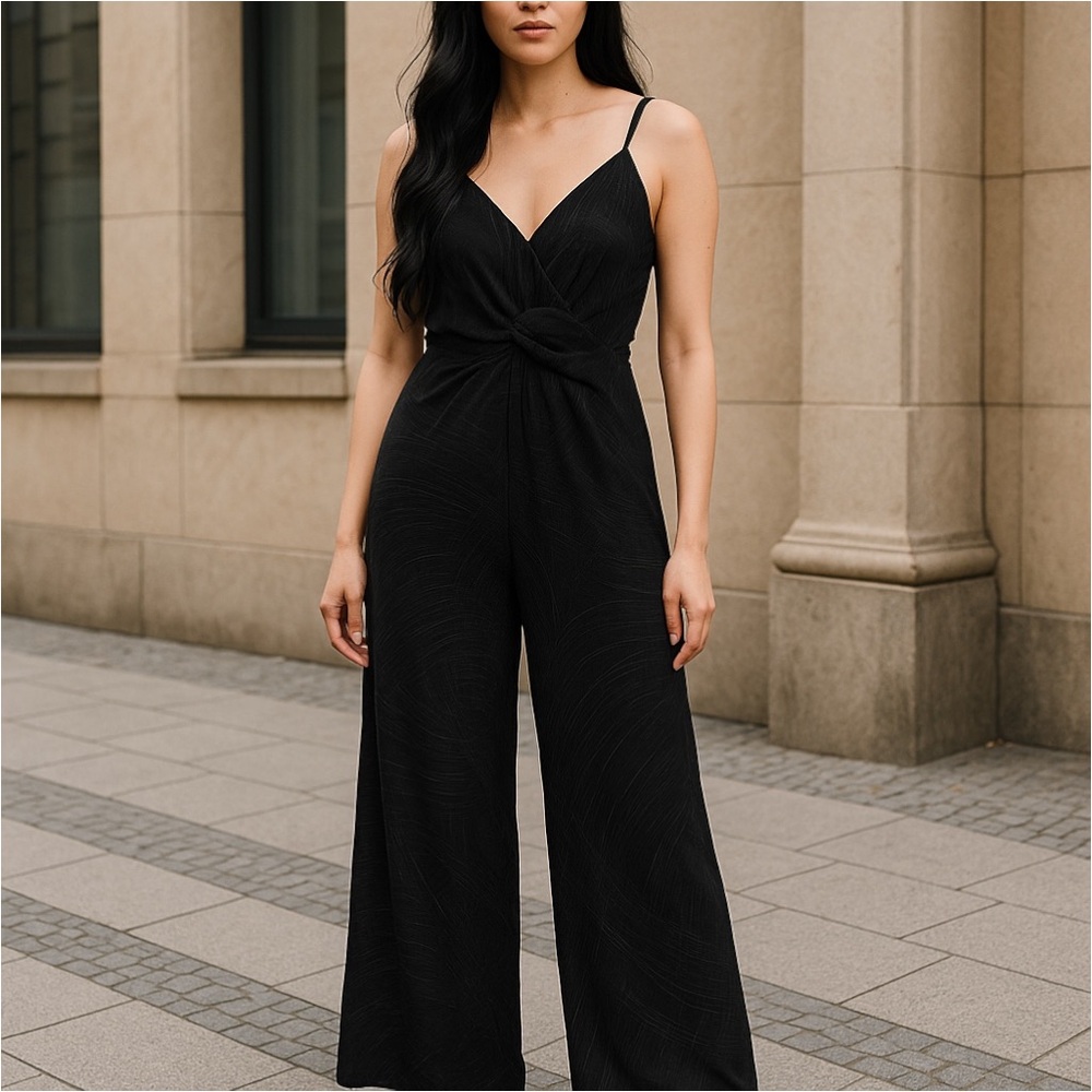 Lily Rose Romper jumpsuit Spaghetti Strap V-Neck